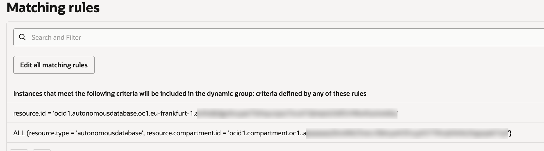 Dynamic group matching rules