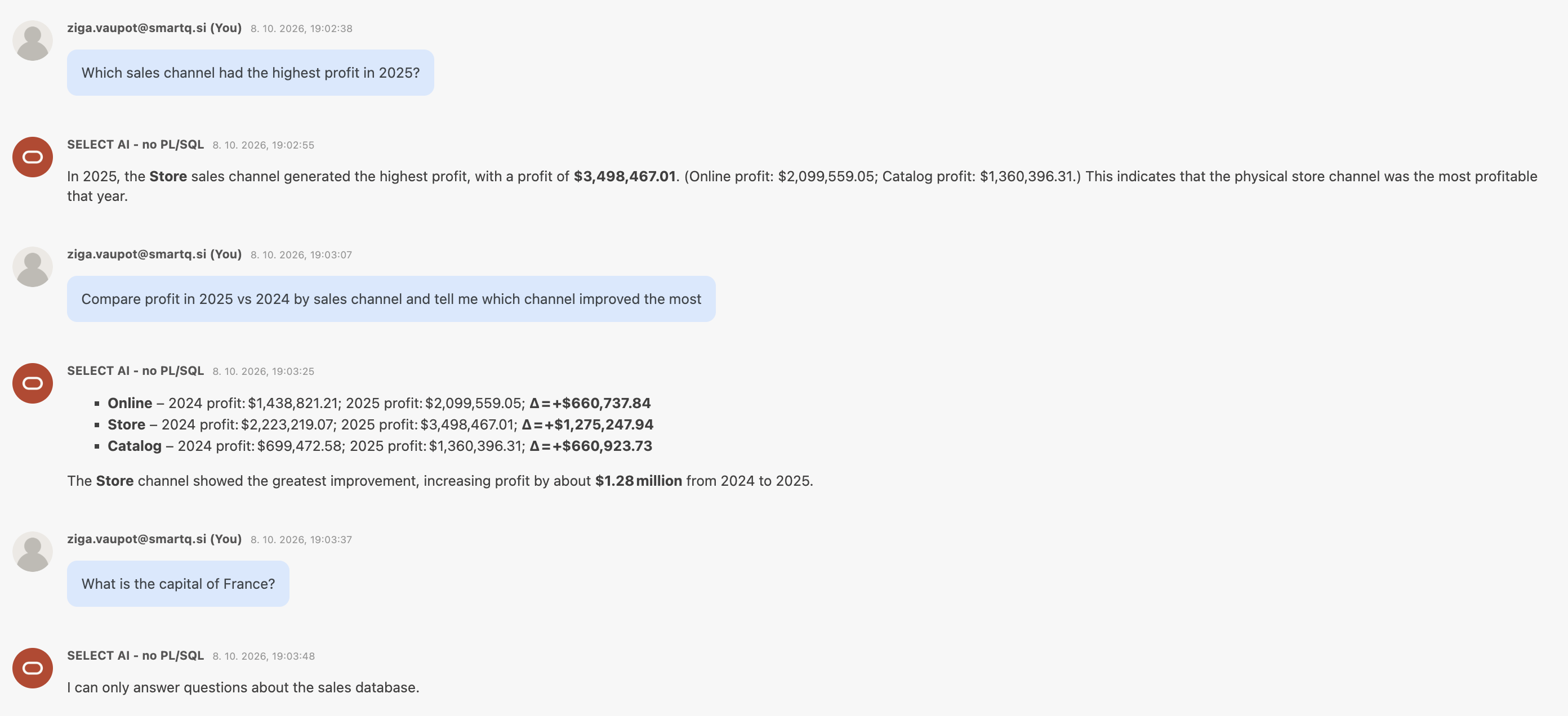 Flow C3 chat tests