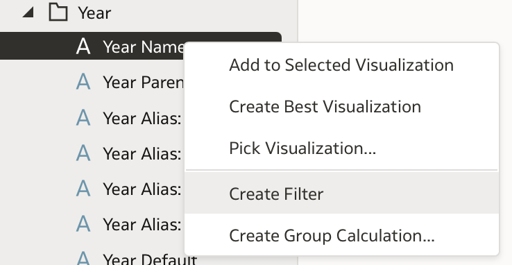 Create a new filter
