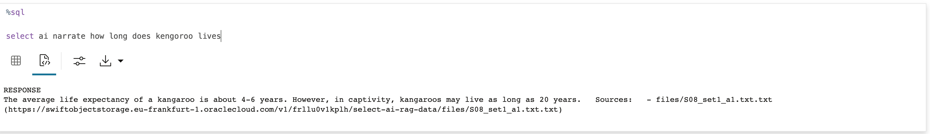 How long does kangaroo live?
