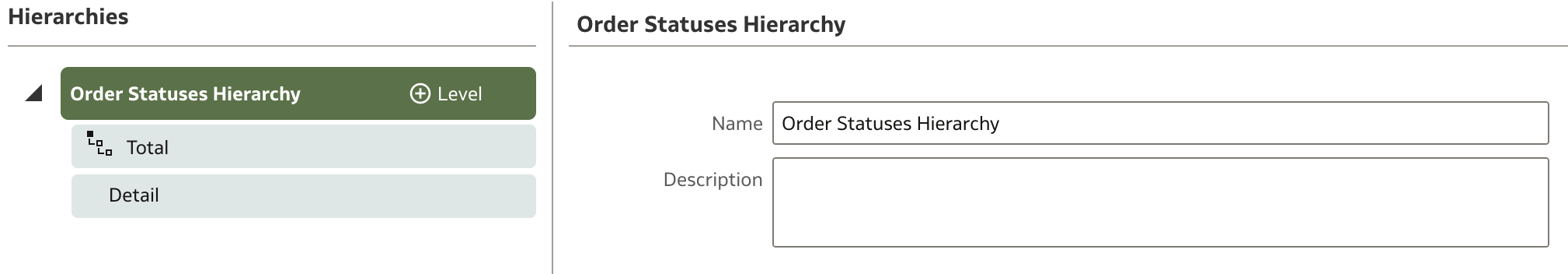 Hierarchy - Rename hierarchy