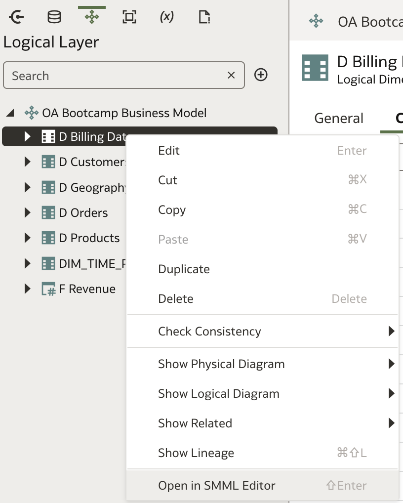 D Billing Date - General