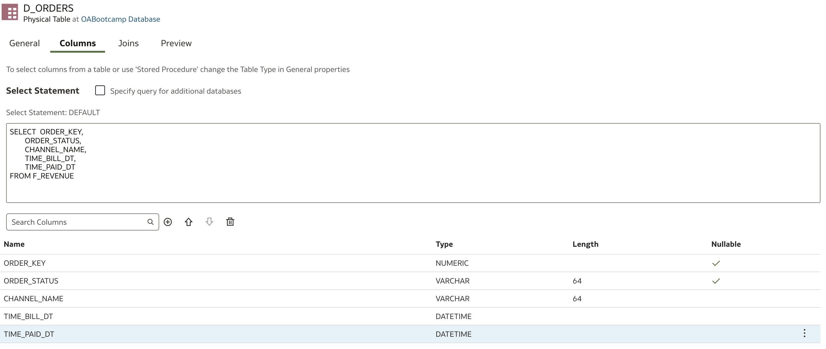 Add new columns