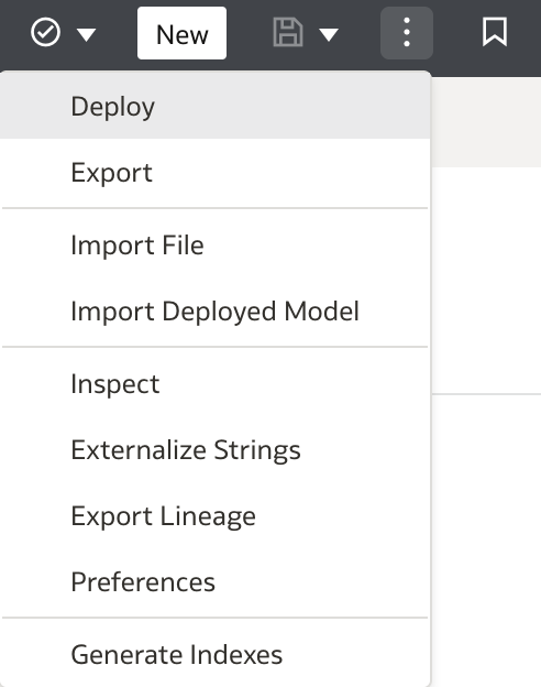 Deploy model