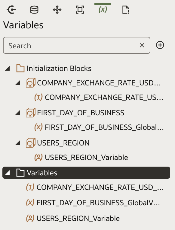 Initialization blocks and variables