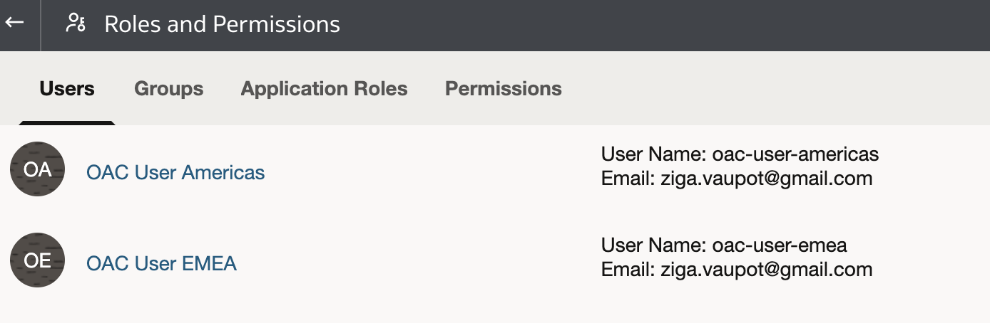 Row-level Security - Users