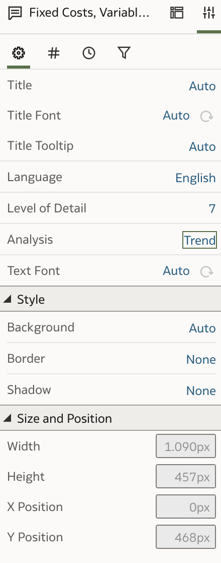 Language Narrative properties