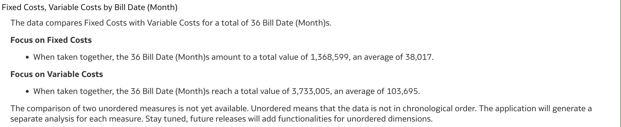 Two measures with one dimensional attribute